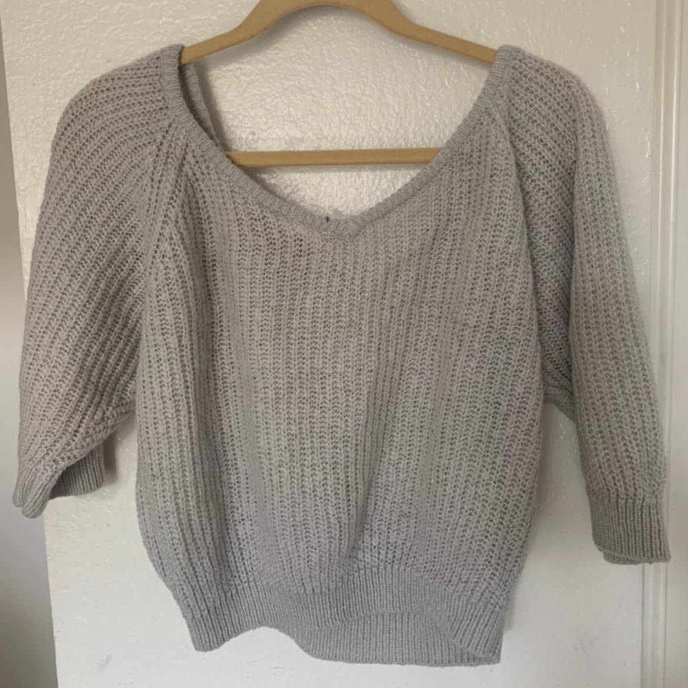 off the shoulder junior collection sweater size M